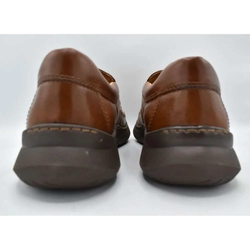 Born Mens Size‎ 10 Cambridge British Tan Leather Loafers Shoes